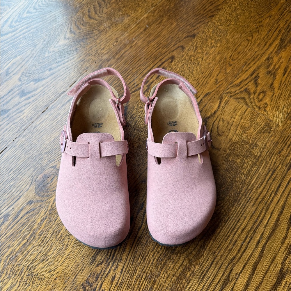 Birkenstock Tokio Pink Clay Shoes